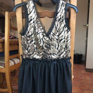 Gianni Bini Gold Leaf Dress